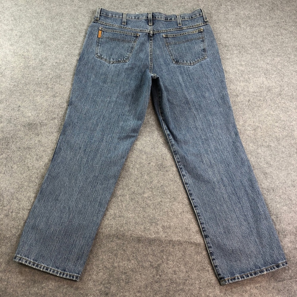 Cinch Mens Jeans 36X30 Straight Leg Blue Medium Wash Regular Fit Green Label - Picture 2 of 14